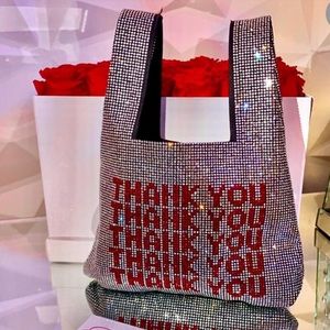 New Sequin evening bag.